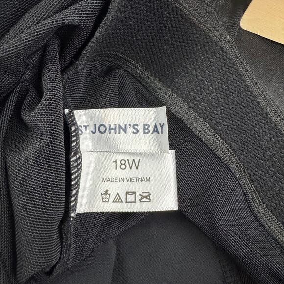 St. John's Bay Pool Beach Vacation Swim Dress With Tie Women's Size 18W - Picture 8 of 11